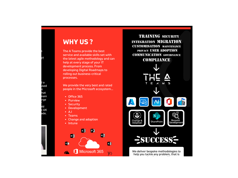 Chaos Calmer trifold brochure