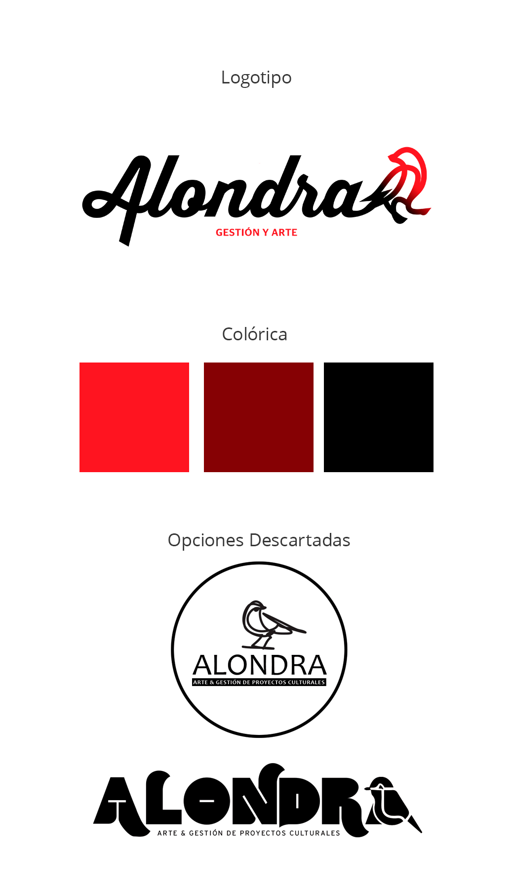 Alondra Gestión y Arte — Brand Identity