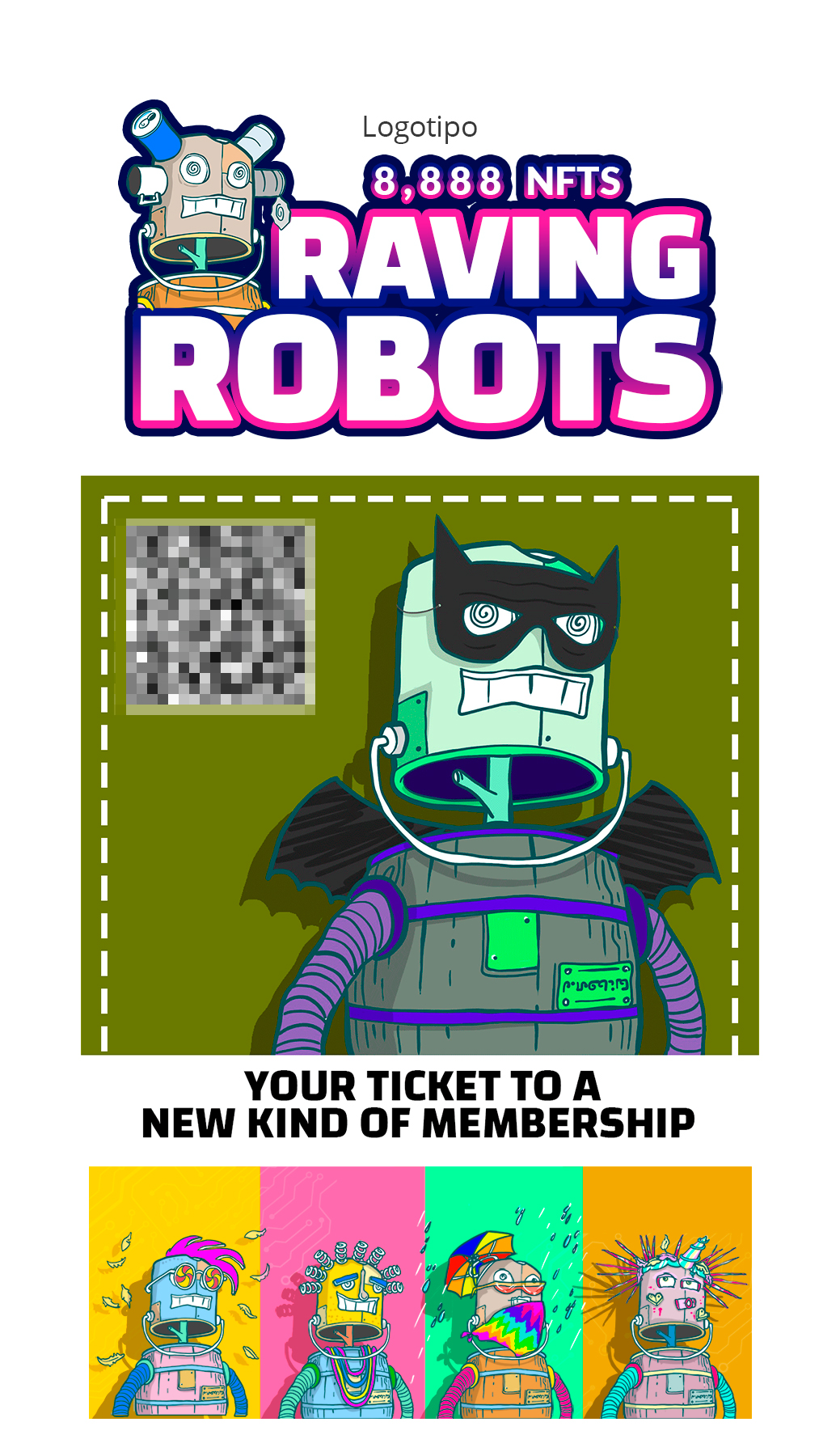 RavingRobotsParty · NTFs — Digital Advertising