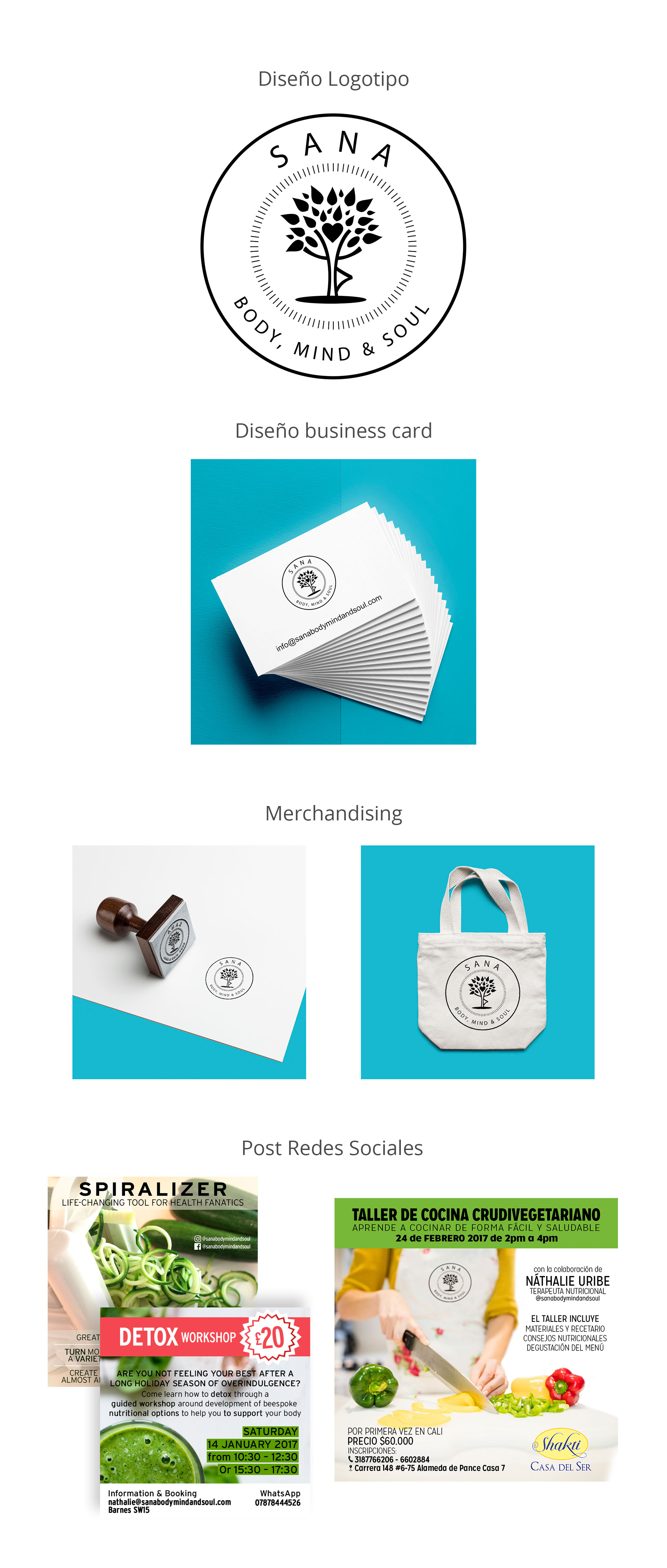 Sana Body Mind Soul — Brand Identity
