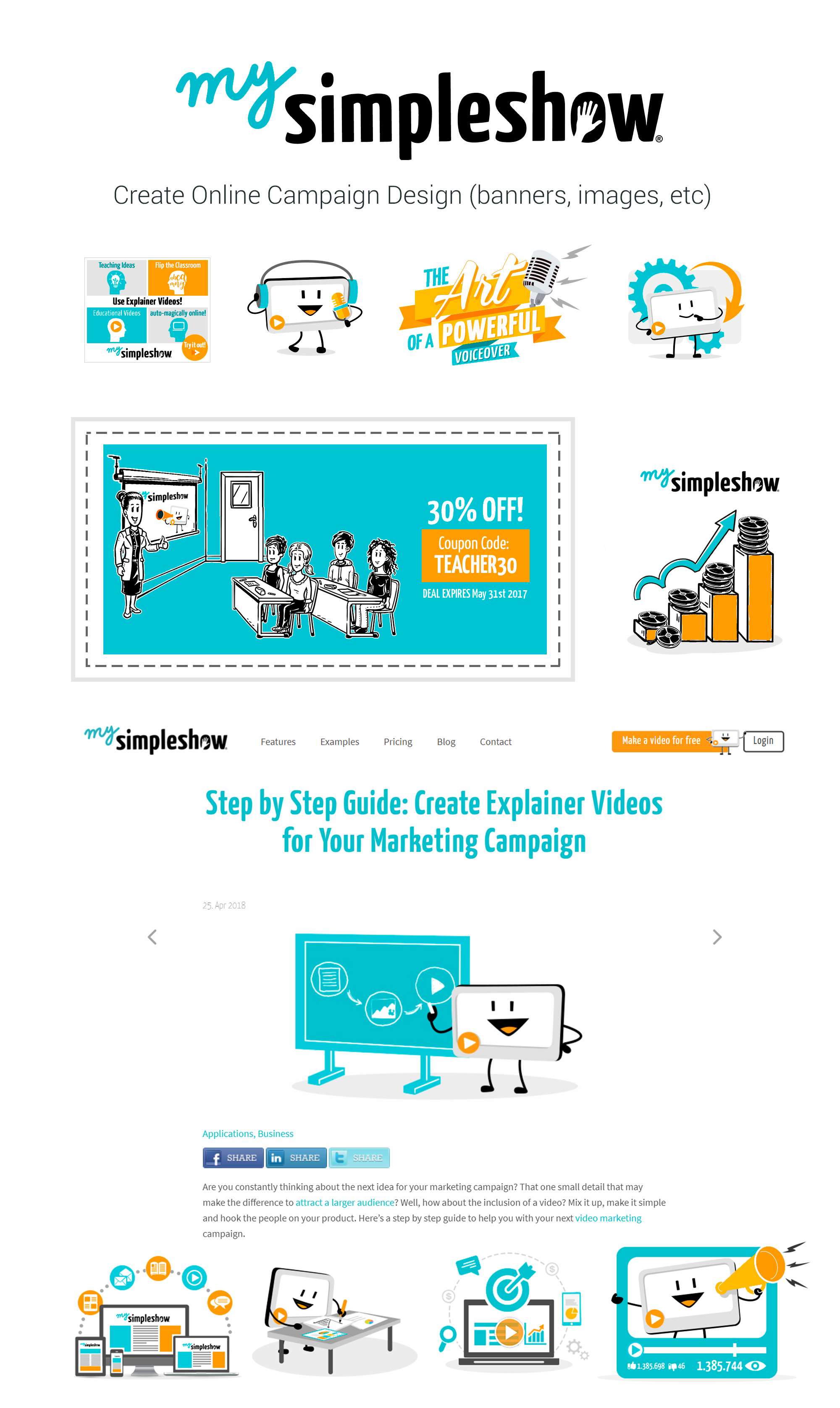mysimpleshow — Marketing Banners