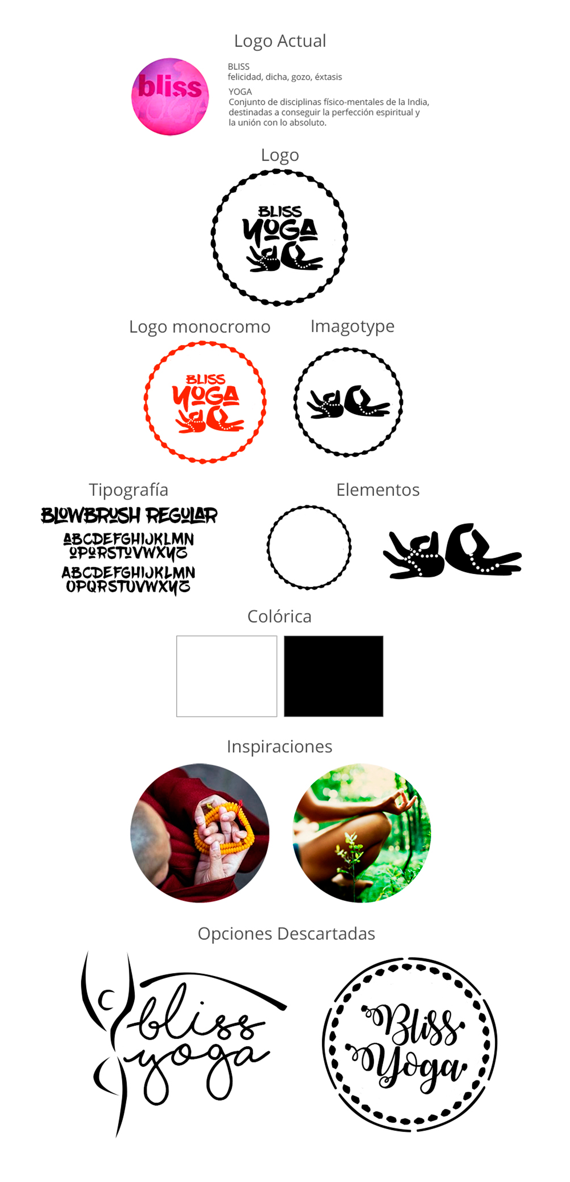 Bliss Yoga — Brand Identity