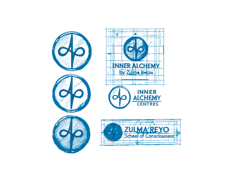 Logo construction and grid